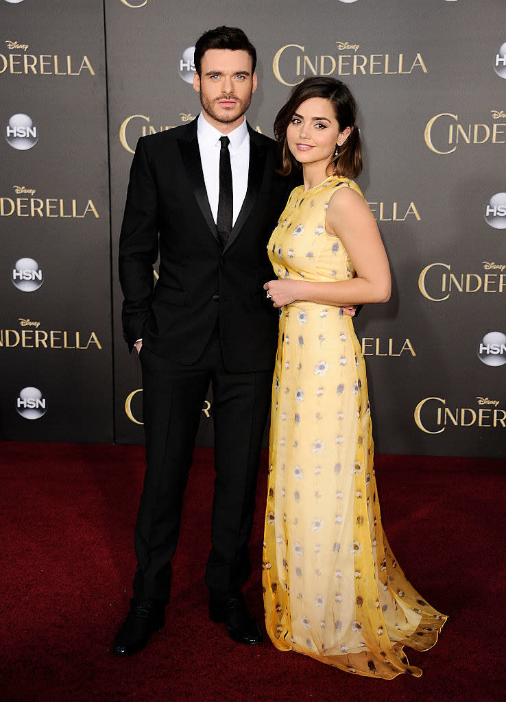 Richard and Jenna at the "Cinderella" premiere
