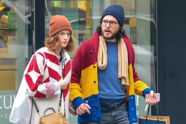 Harington junto a su esposa, Rose Leslie