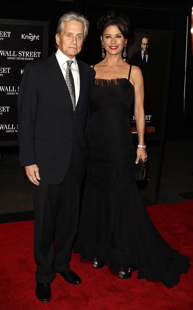 Wall Street: Money Never Sleeps NYC Premiere 2010 Michael Douglas Catherine Zeta Jones