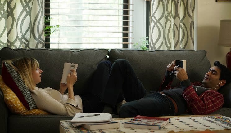 Zoe Kazan and Kumail Nanjiani in <em>The Big Sick</em> (Photo: Sundance Institute)