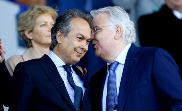 Everton owner Farhad Moshiri and chairman Bill Kenwright