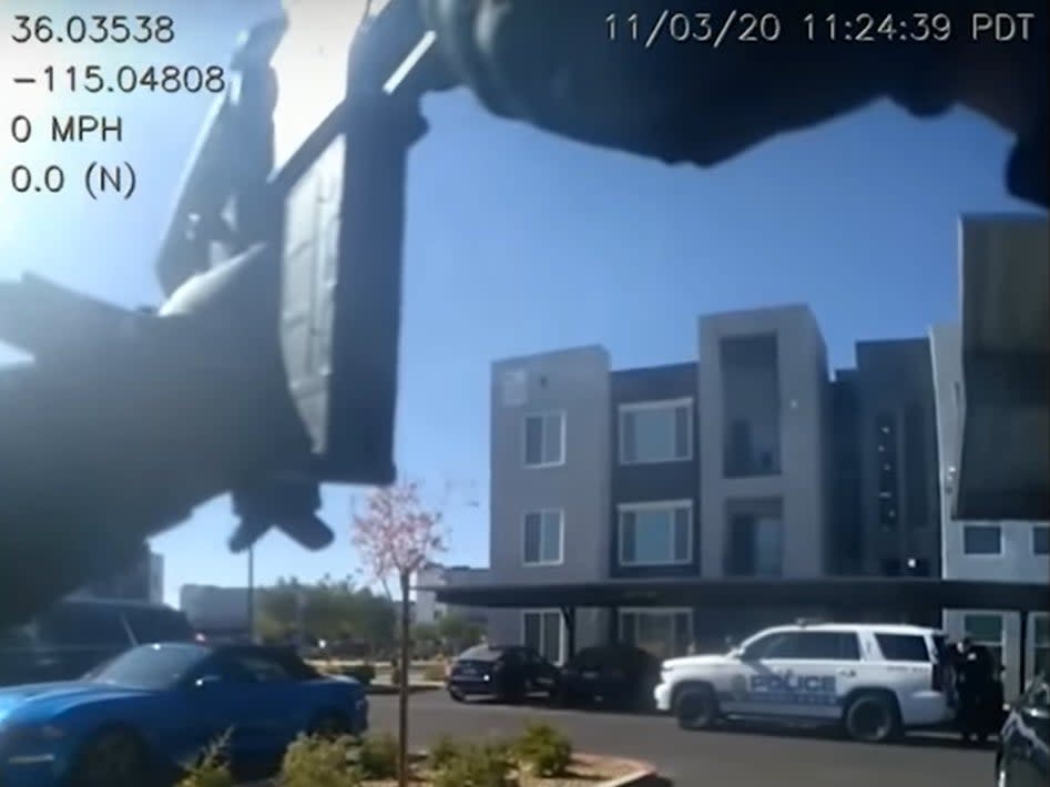 Body camera footage shows moment police open fire  (Henderson Police Department)