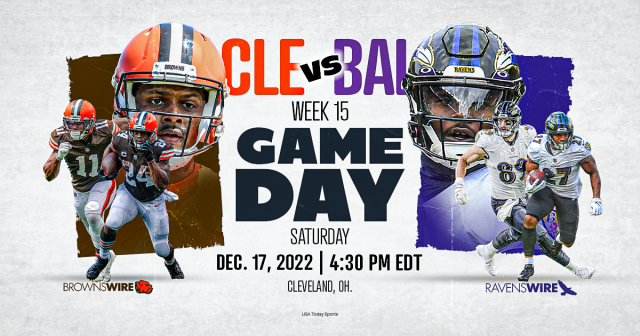 Cleveland Browns vs. Baltimore Ravens: How to Watch, Listen and