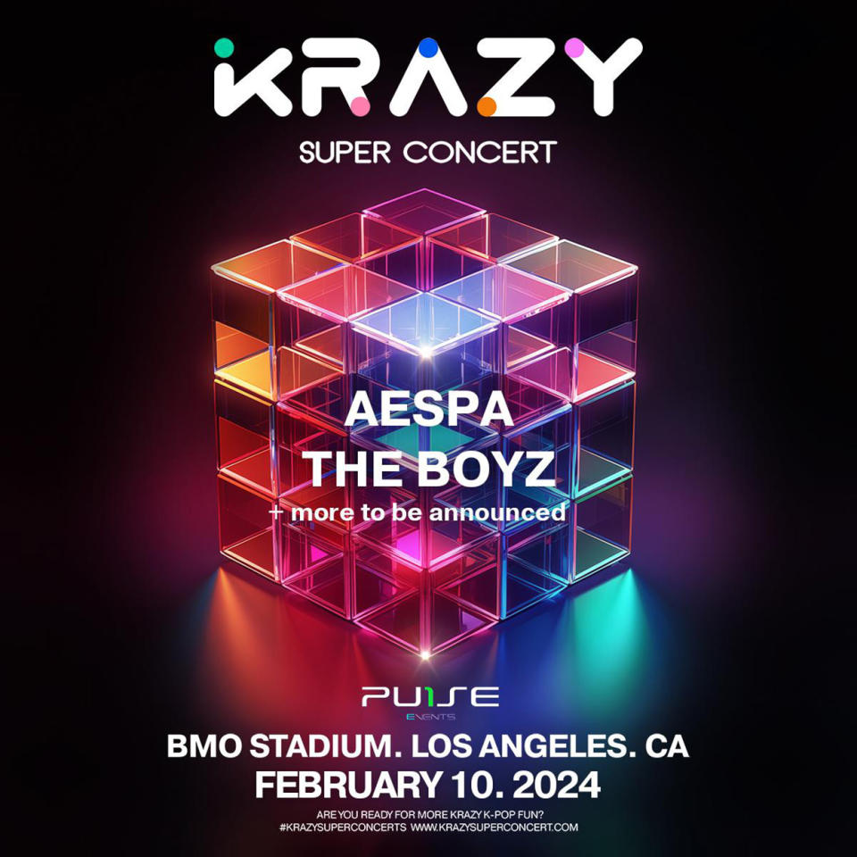 ‘KRAZY SUPER CONCERT’ ANNOUNCES AESPA AND THE BOYZ FOR FIRST LOS ANGELES CONCERT ON FEBRUARY 10