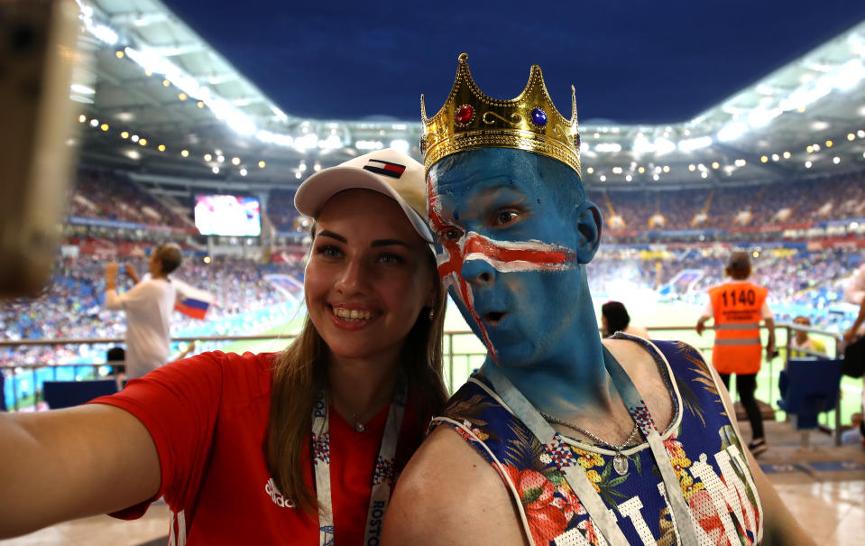 Photogenic World Cup fans