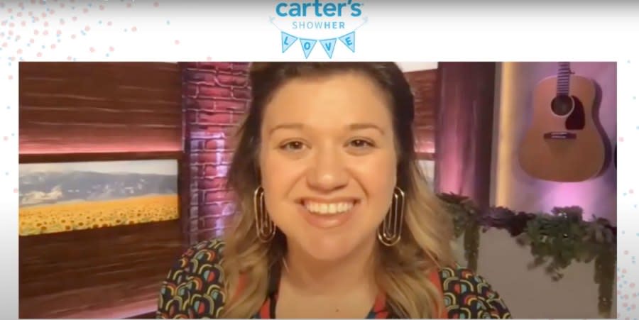 Kelly Clarkson Being Mom Greatest Gift Carters ShowHER Love Virtual Baby Shower