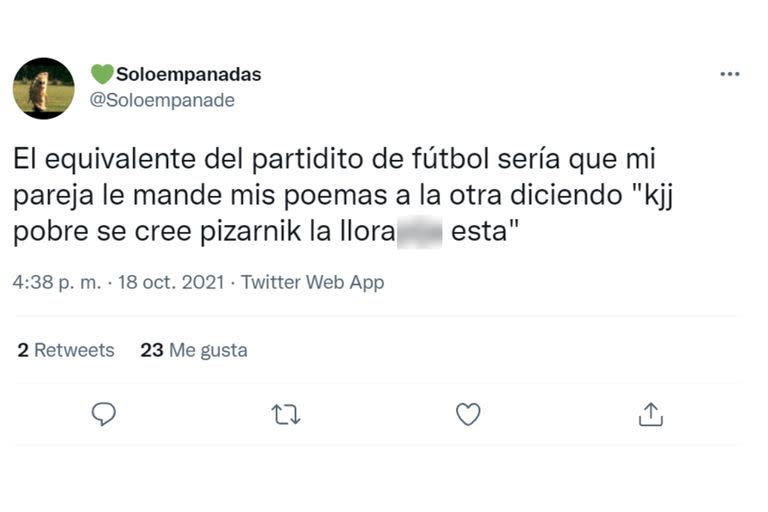 Heredia le dio mayor visibilidad a este controvertido mensaje porque tiene más de 440.000 seguidores en Twitter