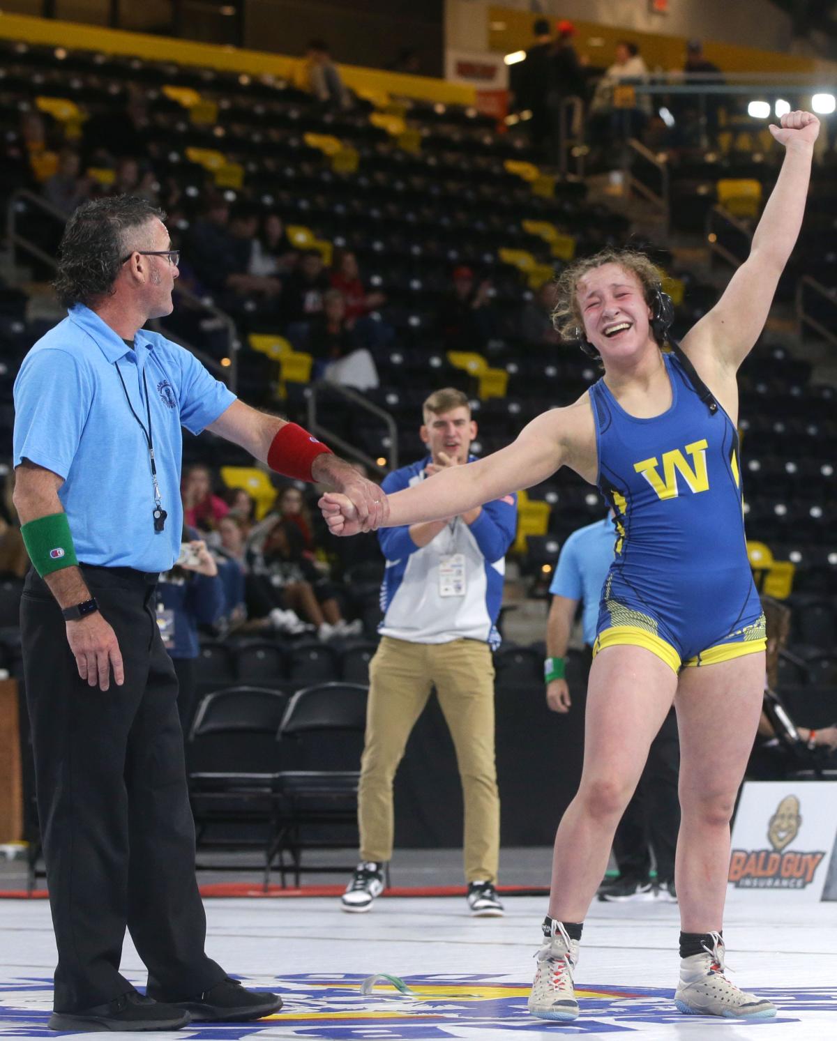 Wahlert's Eve Skrocki shines at Dan Gable Donnybrook wrestling tournament