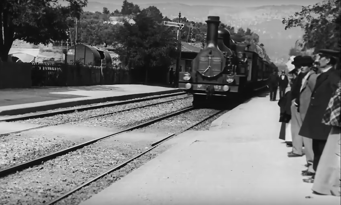 Arrival of a Train at La Ciotat (Credit: YouTube)