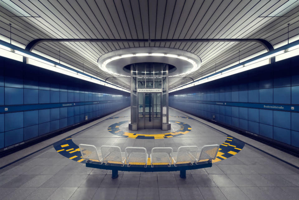 Subway images that resemble a spaceship