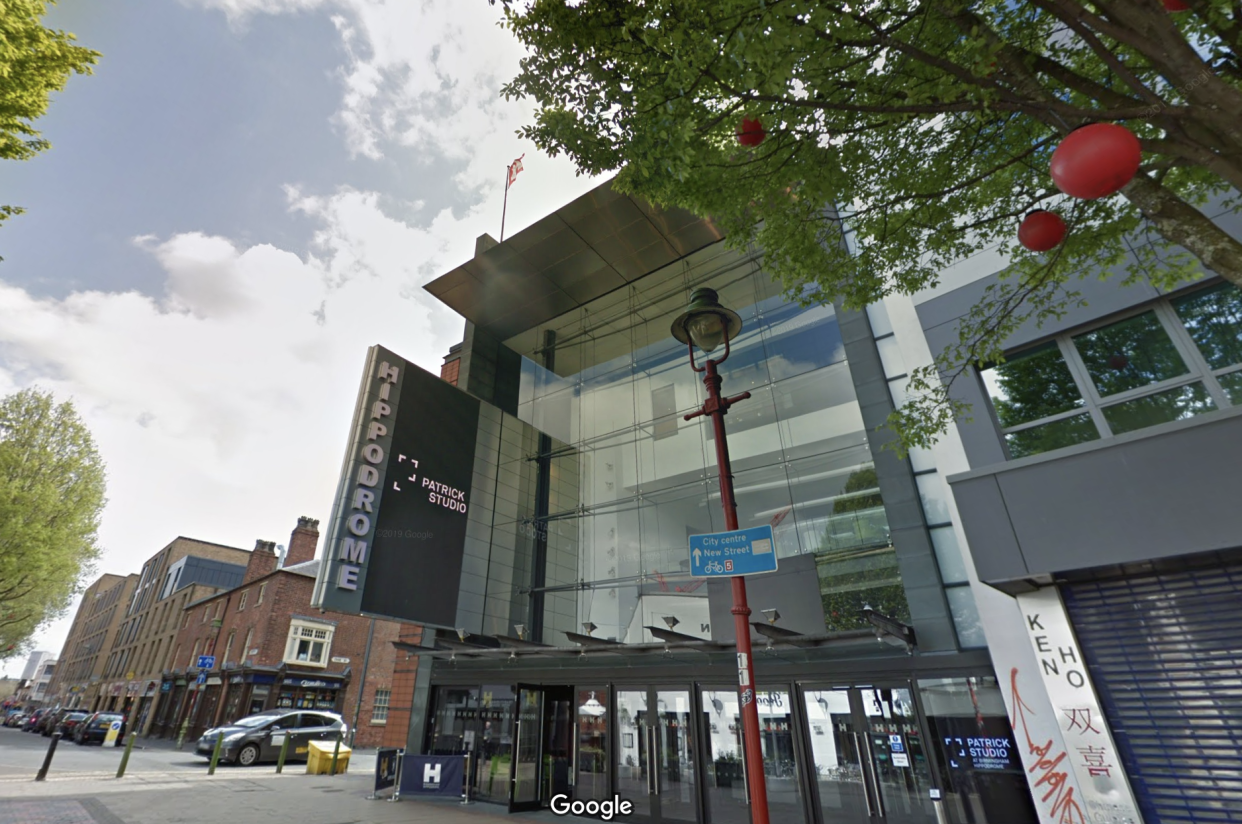 Omooba had been due to perform at the Birmingham Hippodrome. (Google Maps)