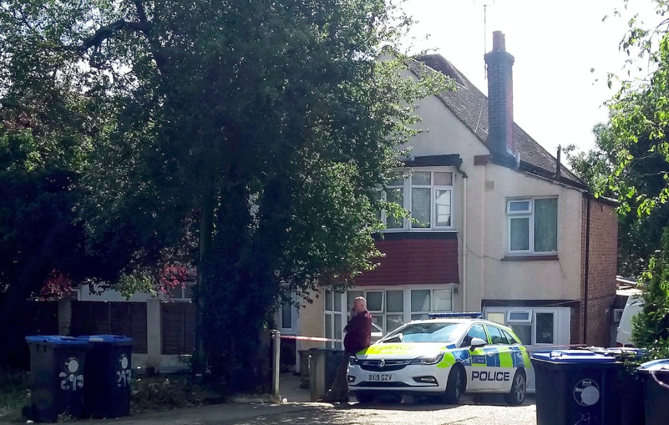 Police arrested a woman after they were called to an address in Wembley. (SWNS)