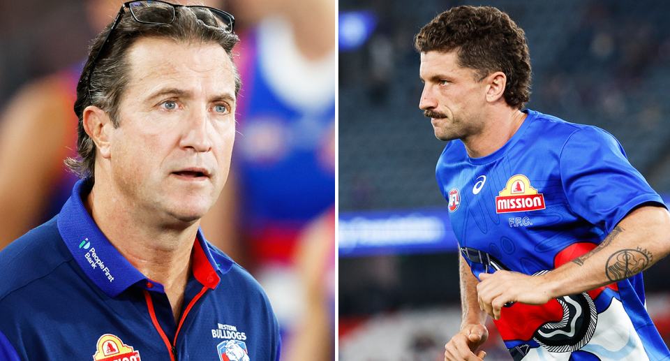 Luke Beveridge is working closely with Tom Liberatore to change his play style despite being cleared to make his AFL return. Image: Getty