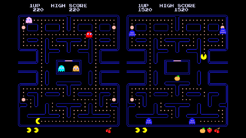 Video games of the 80s; a 2d maze