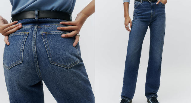 Abby High Rise Straight Jeans - Sustainable Denim