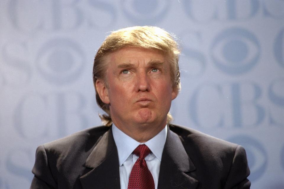 Donald Trump speaks at a news conference in 1999 at the GM Building in New York. (Photo: Andrew Savulich/NY Daily News Archive via Getty Images)