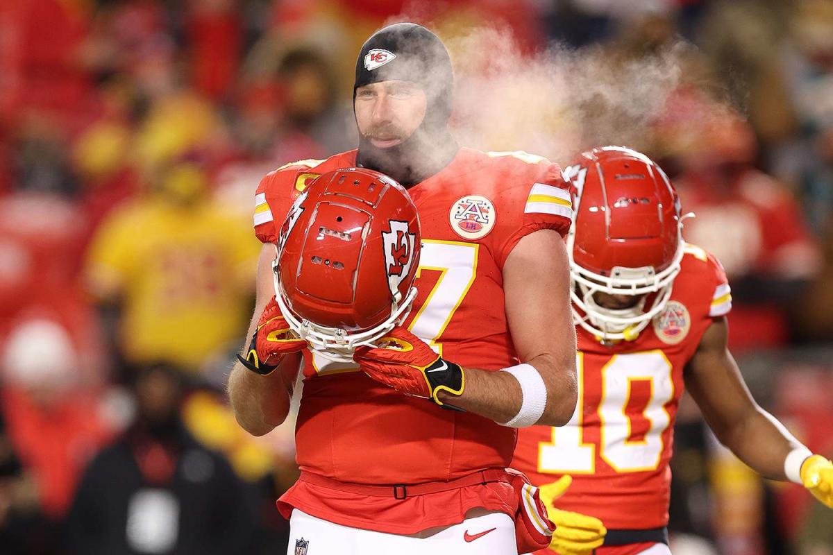 Travis Kelce Says He Felt His Mustache 'Hardening Up' During Chiefs