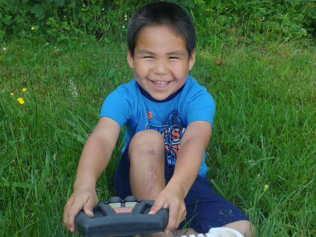 Six-year-old Dontay-Patrick Lucas&#39;s mother and stepfather have been charged with first-degree murder in his 2018 death in Port Alberni, B.C. (Submitted by Patrick Lucas - image credit)