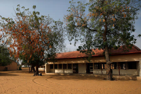 FILE PHOTO: A view shows the school in Dapchi in the northeastern state of Yobe, where dozens of school girls went missing after an attack on the village by Boko Haram, Nigeria February 23, 2018. REUTERS/Afolabi Sotunde