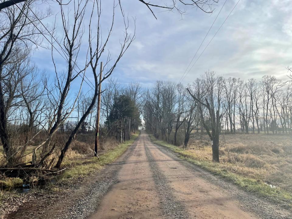 Cold Brook Road is a dirt and gravel road in Tewksbury.