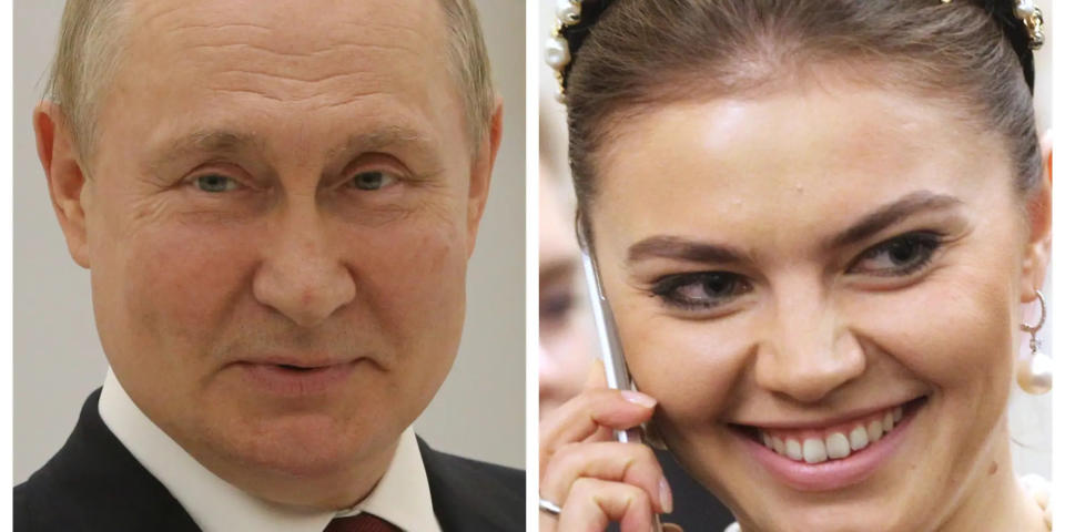 Putin und seine angebliche Freundin, die ehemalige rhythmische Sportgymnastin Alina Kabaeva - Copyright: Sasha Mordovets/Getty Images