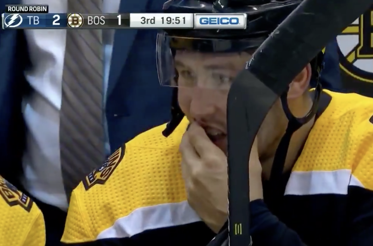 Where's your tooth, bud? (Screencap via NBC)