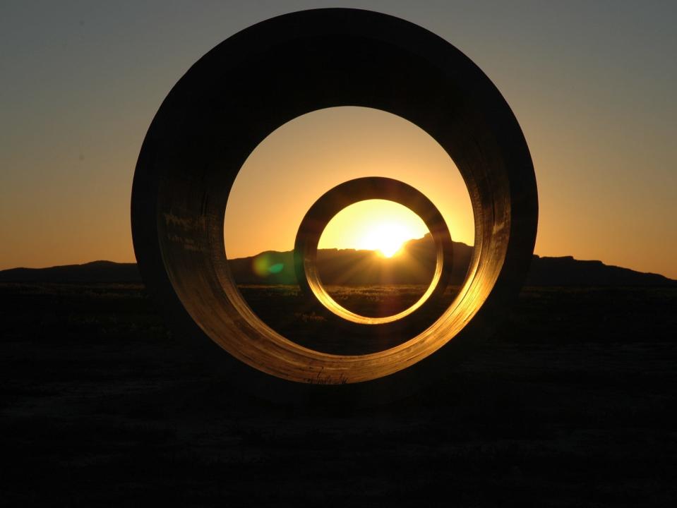 Nancy Holt Sun Tunnels