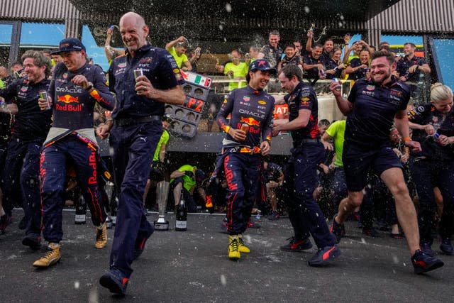 Jubilant scenes for Red Bull as Max Verstappen wins the Spanish Grand Prix