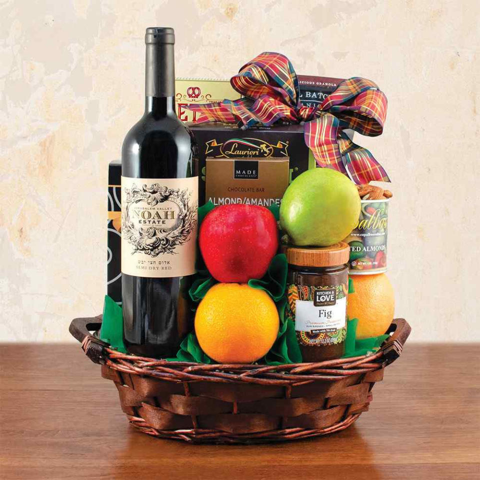 <p><a href="https://go.redirectingat.com?id=74968X1596630&url=https%3A%2F%2Fwww.winebasket.com%2FSea-of-Galilee-Fruit-Red-Wine-Kosher-Gift-Basket&sref=https%3A%2F%2Fwww.bestproducts.com%2Flifestyle%2Fg44283607%2Fbest-wine-gift-baskets%2F" rel="nofollow noopener" target="_blank" data-ylk="slk:Shop Now;elm:context_link;itc:0;sec:content-canvas" class="link ">Shop Now</a></p><p>Sea of Galilee Fruit & Red Wine Kosher Gift Basket</p><p>$69.99</p><p>winebasket.com</p>