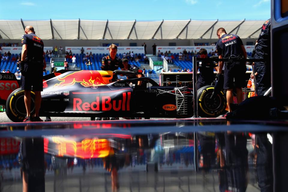 Momento de los entrenamientos del Gran Premio de Francia de Fórmula 1 celebrado en el circuito Paul Ricard, Le Castellet (Francia), el 22 de junio de 2018.