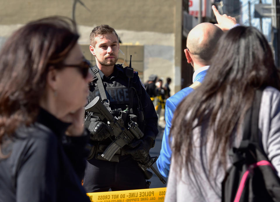 Van plows down multiple pedestrians in Toronto