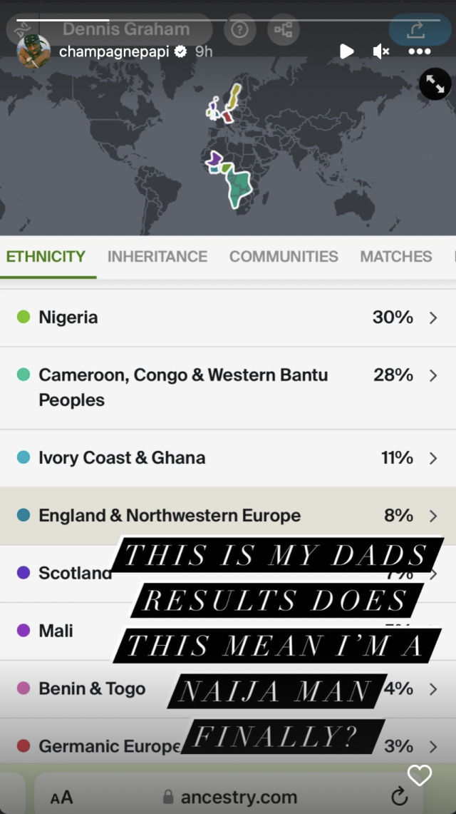 Drake Ponders Nigerian Roots After His Father's Ancestry Results