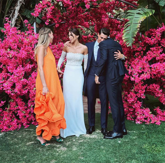 Alice Campello en la boda de Andrea Martínez y Kepa Arrizabalaga