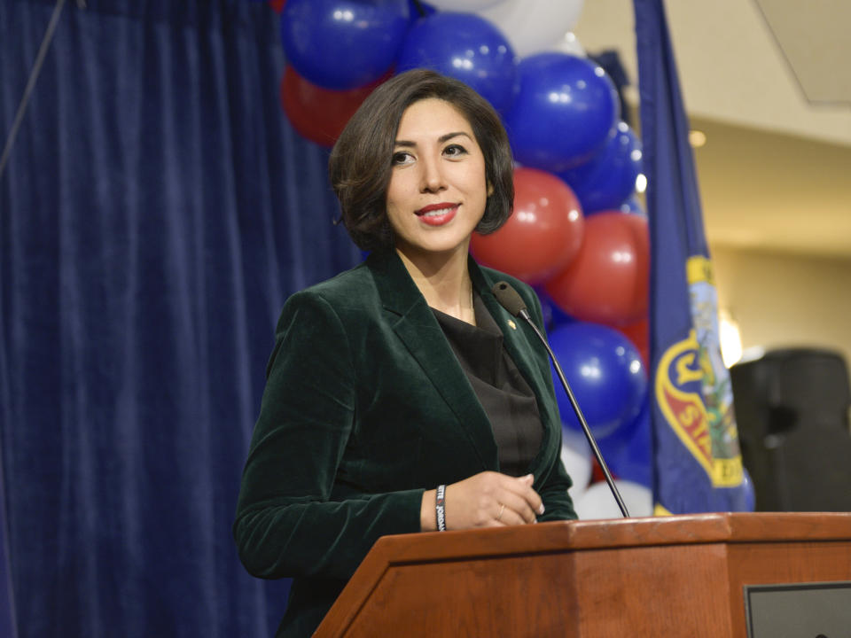 Paulette Jordan will face Sen. Jim Risch in November. (Photo: Diane Loos/ASSOCIATED PRESS)