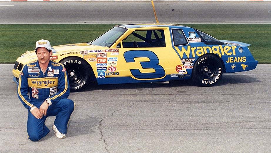 Earnhardt during his Wrangler years.