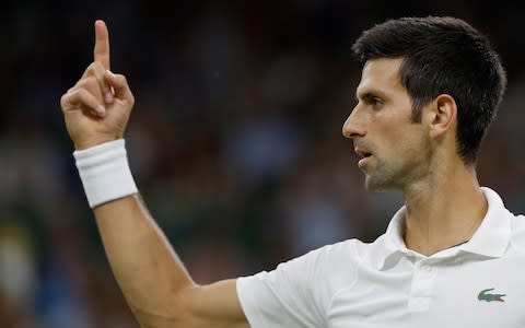 One set to Novak Djokovic - Credit: AP Photo/Kirsty Wigglesworth