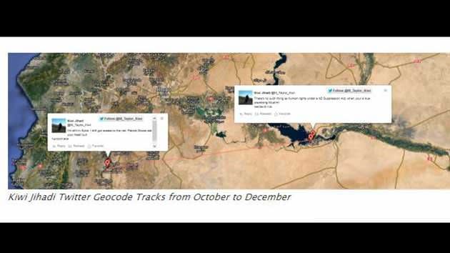 Twitter Geocode Tracks from October to December. Source: Ibrabo