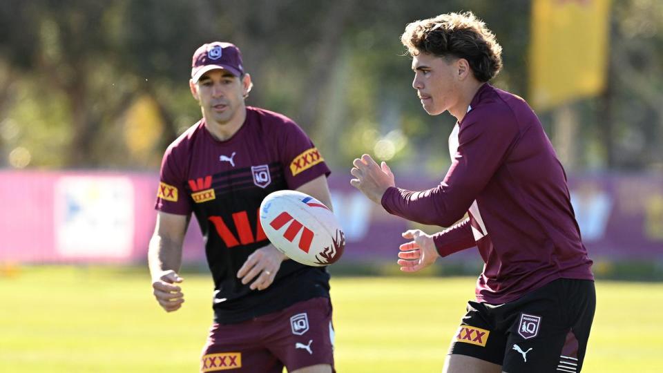 Billy Slater and Reece Walsh.