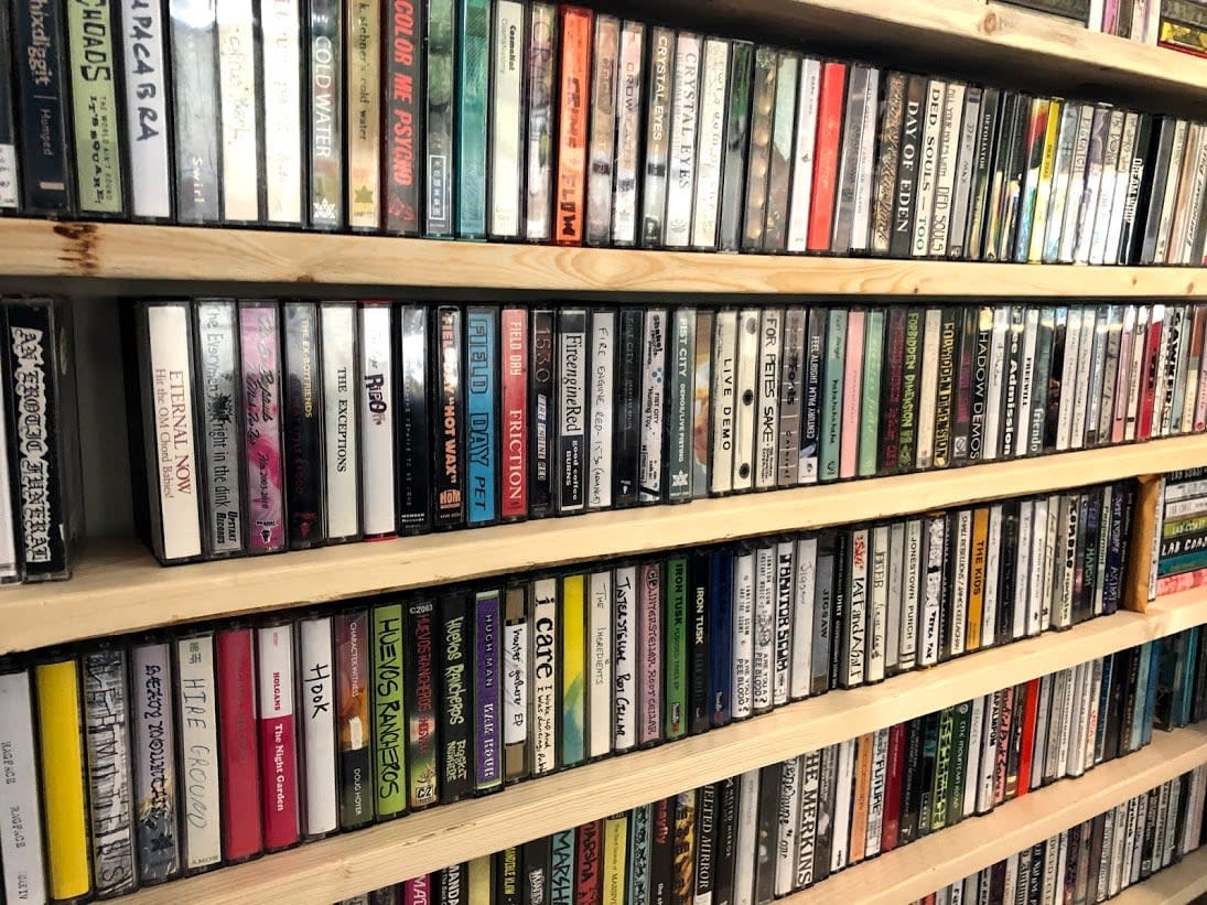 The Calgary Cassette Preservation Society started with a database of cassette tapes made by local alternative bands in the ‘80s and ‘90s before expanding to include other artists over the years. (Submitted by Arif Ansari - image credit)