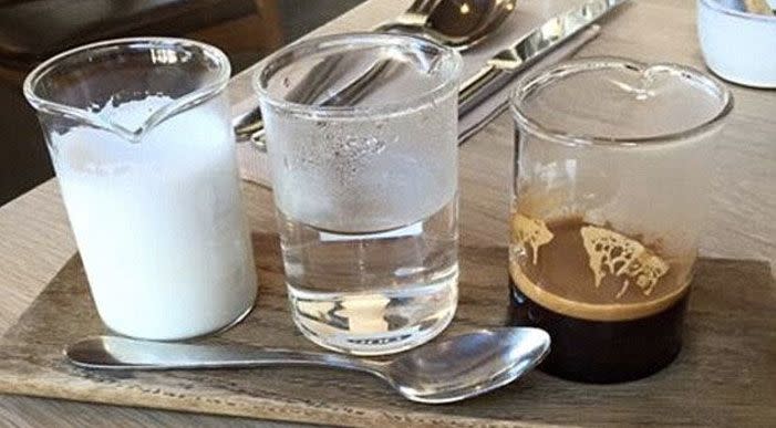 An example of 'deconstructed coffee'. Photo: Instagram