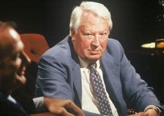 <span class="caption">Prime Minister Ted Heath in 1989: seen by some as sacrificing UK fishing for the single market.</span> <span class="attribution"><a class="link " href="https://en.wikipedia.org/wiki/Edward_Heath#/media/File:Edward_Heath_appearing_on_%27After_Dark%27,_10_June_1989.jpg" rel="nofollow noopener" target="_blank" data-ylk="slk:Open Media Ltd/Wikipedia;elm:context_link;itc:0;sec:content-canvas">Open Media Ltd/Wikipedia</a>, <a class="link " href="http://creativecommons.org/licenses/by-sa/4.0/" rel="nofollow noopener" target="_blank" data-ylk="slk:CC BY-SA;elm:context_link;itc:0;sec:content-canvas">CC BY-SA</a></span>