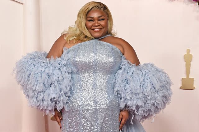 <p>David Fisher/Shutterstock </p> Da'Vine Joy Randolph at the Oscars on March 10, 2024, where she was awarded best supporting actress