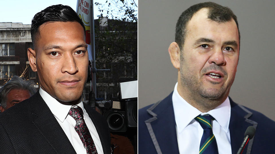 Wallabies coach Michael Cheika says his stance on Israel Folau was never personal.