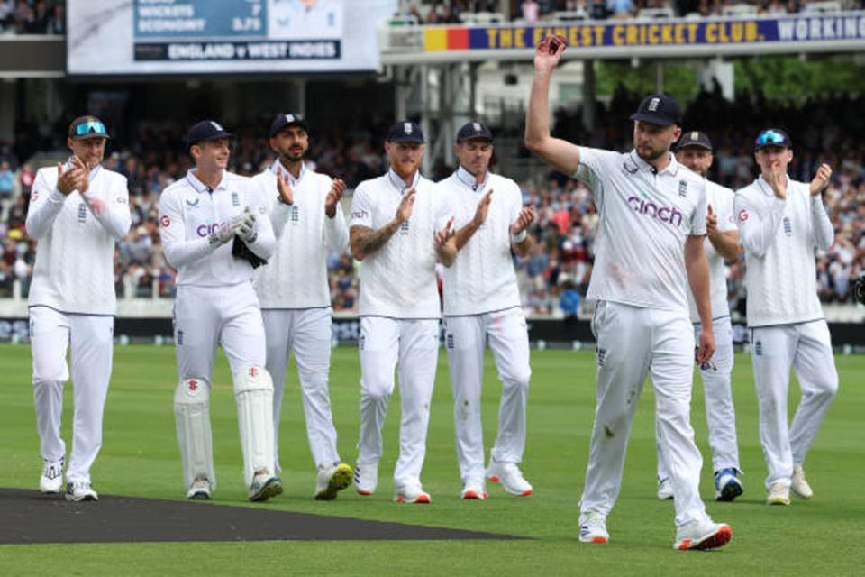 Debutant Gus Atkinson stole the show in James Anderson’s final Test match, taking seven wickets on an opening day where England dominated.
