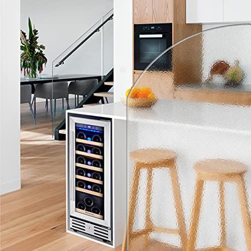 Mini Fridge 18 Bottle Wine Cooler Refrigerator