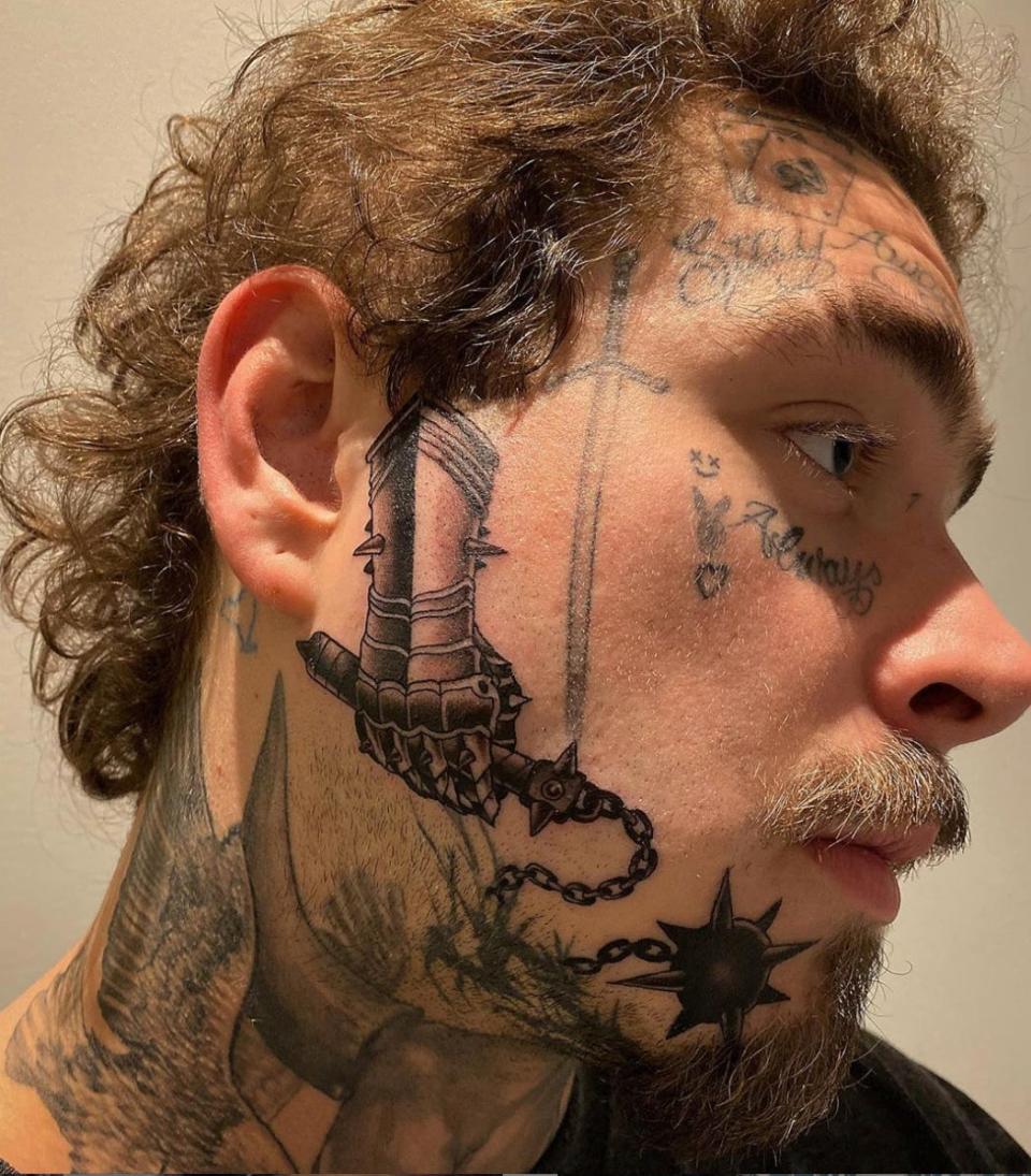 Post Malone tattoo