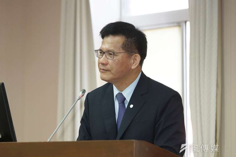20201126-交通部長林佳龍26日於交通委員會備詢。（盧逸峰攝）
