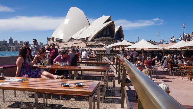 Neighbouring residents fear the promenade near the Opera House could be under threat from a London-style terror attack. Source: AAP