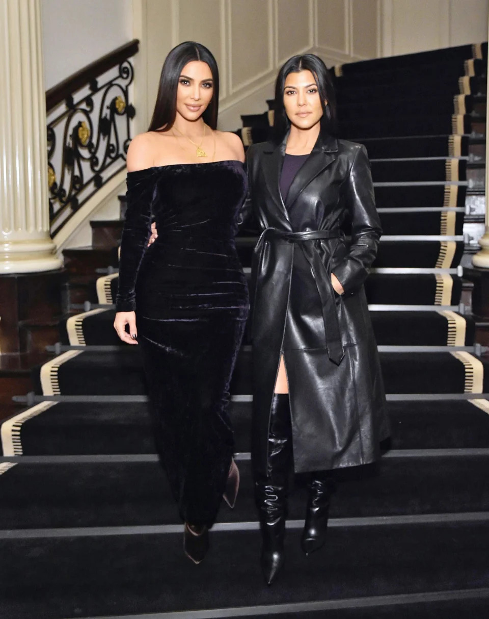 Kim Kardashian and Kourtney Kardashian (Stefanie Keenan / Getty Images)