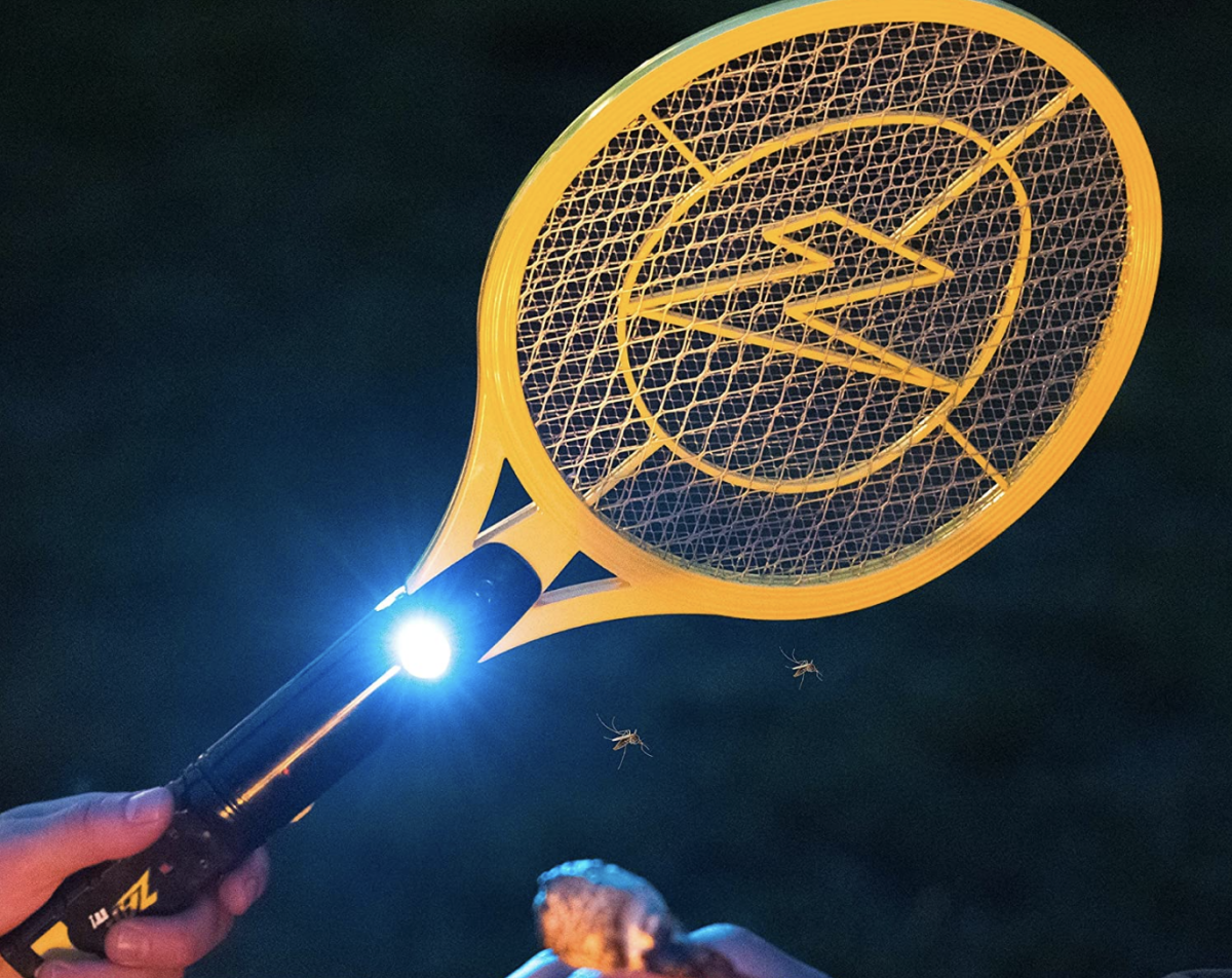 BLACK+DECKER Bug Zapper Racket Electric Fly Swatter for Gnats